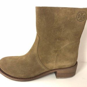 TORY BURCH SIENA RIVER ROCK SUEDE BOOTS